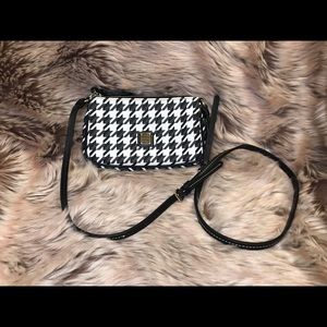 Dooney & Bourke Black Houndstooth Crossbody